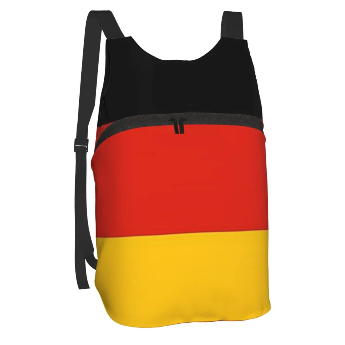 

German flag foldable portable backpack travel mountaineering lightweight backpack men and women boarding backpack