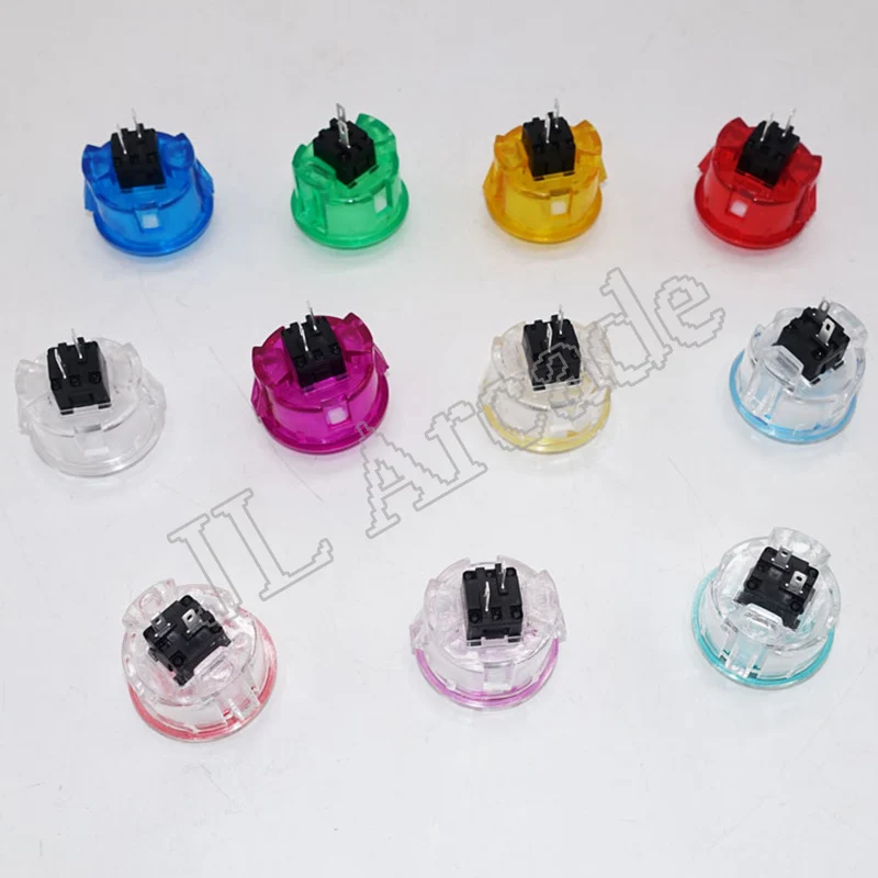 

10pcs/lot Transparent Arcade Button 30mm Push Button Replace SANWA OBSF-30 OBSN-30 OBSC-30 JAMMA