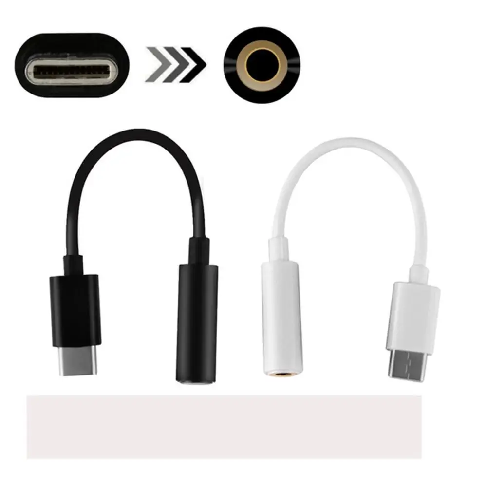 Мини Портативный тип-c до 3 5 мм кабель для наушников адаптер USB 1 Тип C USB-C штекер