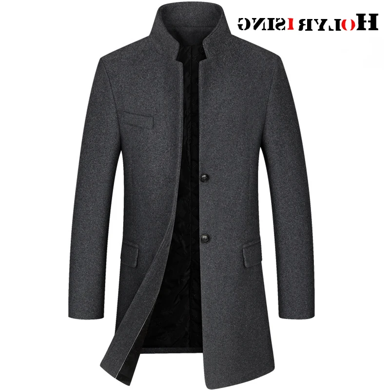 

Шерстяное мужское пальто, ветровка, куртка, зима 2019, высококачественный шерстяной толстый тренчкот, Мужская шерстяная куртка 18961-5
