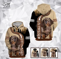 plstar cosmos 3dprint newest dachshund dog pet art harajuku premium streetwear funny unique casual hoodiessweatshirtzip t 9