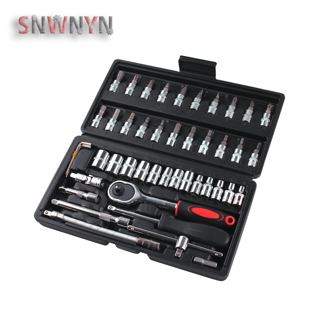 Набор торцевых ключей 46 шт./компл. профессиональные инструменты для ремонта