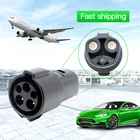 Адаптер зарядного устройства Tesla J1772, адаптер для зарядки американского стандарта Tesla Model 3, адаптер зарядного устройства высокого качества