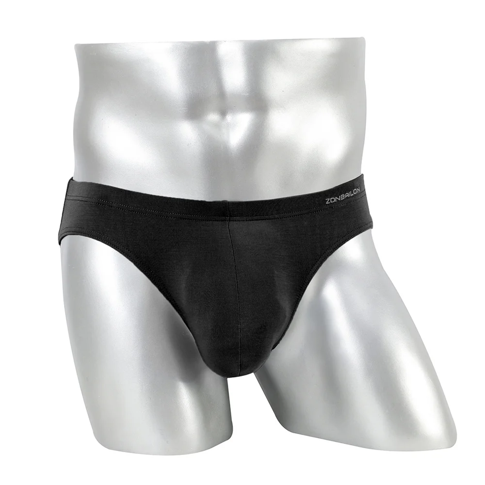 Mens Briefs Brand Soft Shorts Briefs Bamboo Underwear Set with Pocket Swimming Briefs Comfortable Breathable Mens Briefs Pack