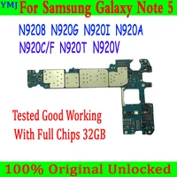 official version for samsung galaxy note 5 n9208 n920v n920a logic board 100 original unlocked with full chips motherboard
