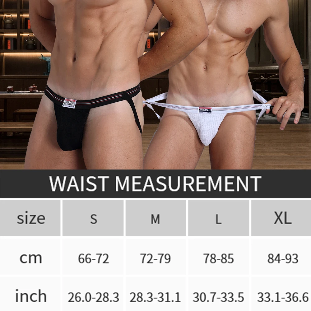 

Sexy men Jockstrap Cotton Underwear Sexy Jockstrap Men's Briefs g tring Slip Homme Gay Underpants Men Thongs string Pouch