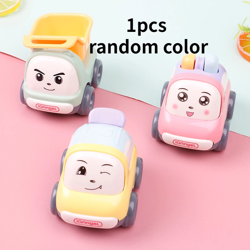 

1Pcs Cute Colorful Educational Inertia Forward Toy Car Children's Toy Car Inertia Car Random Color
