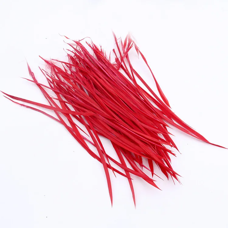 50 шт./лот красные гусиные перья выбор цветов Наращивание волос одна индейка