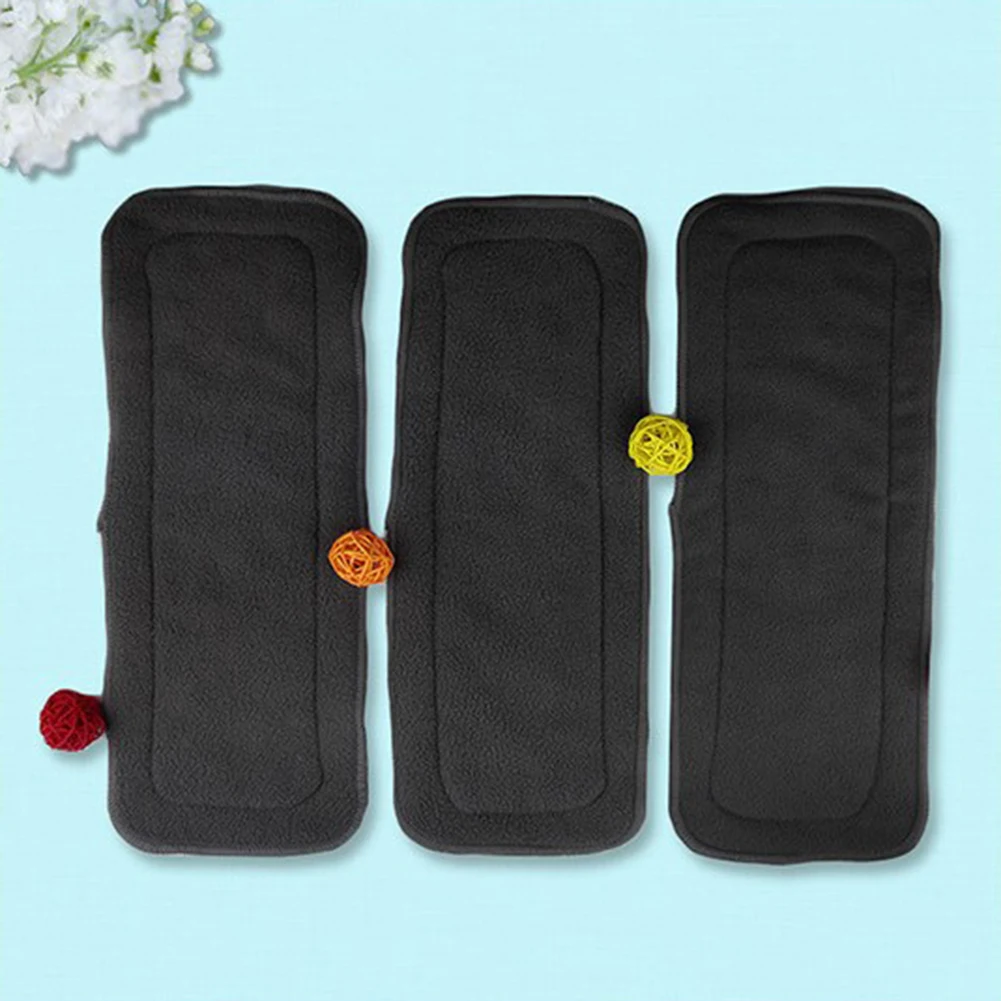 Многоразовые подгузники из бамбукового угля хлопка ткани конопли подгузник для