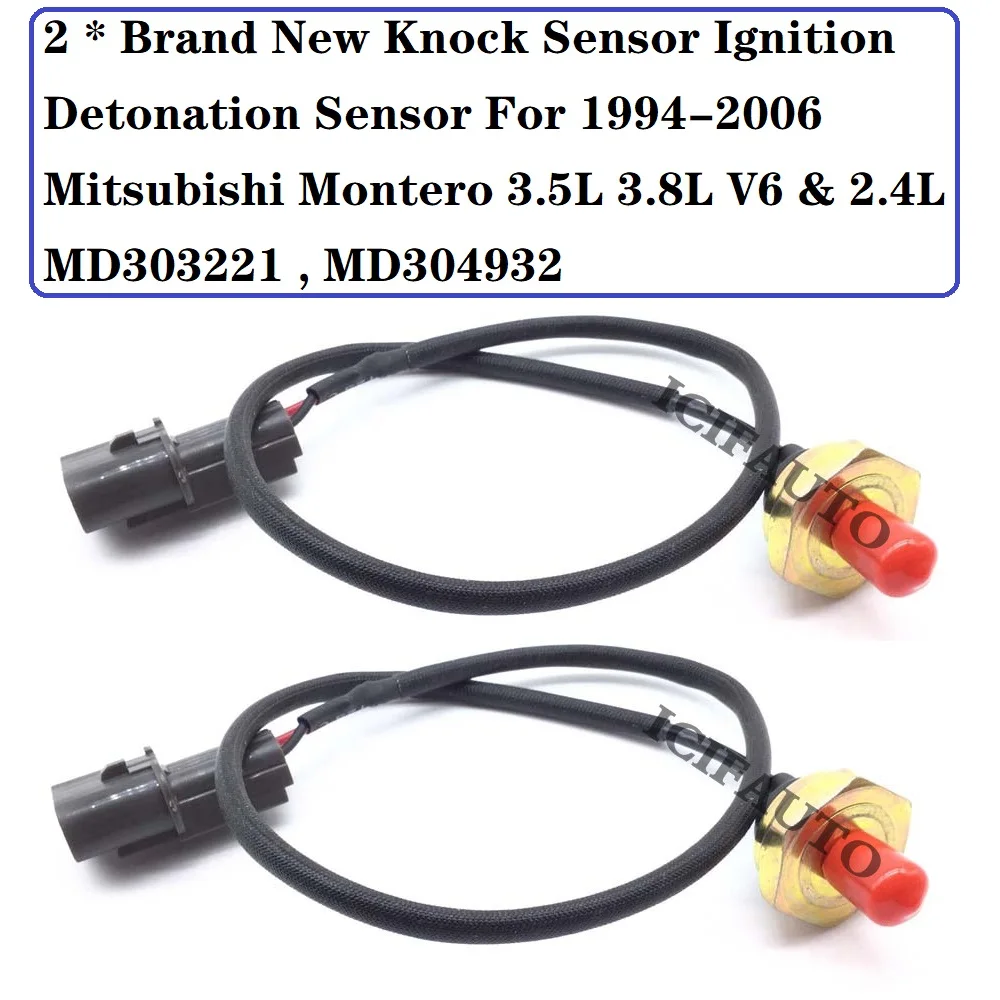 MD303221 совершенно новый детонационный датчик зажигания для 1994 2006 Mitsubishi Montero 3.5L 3.8L V6