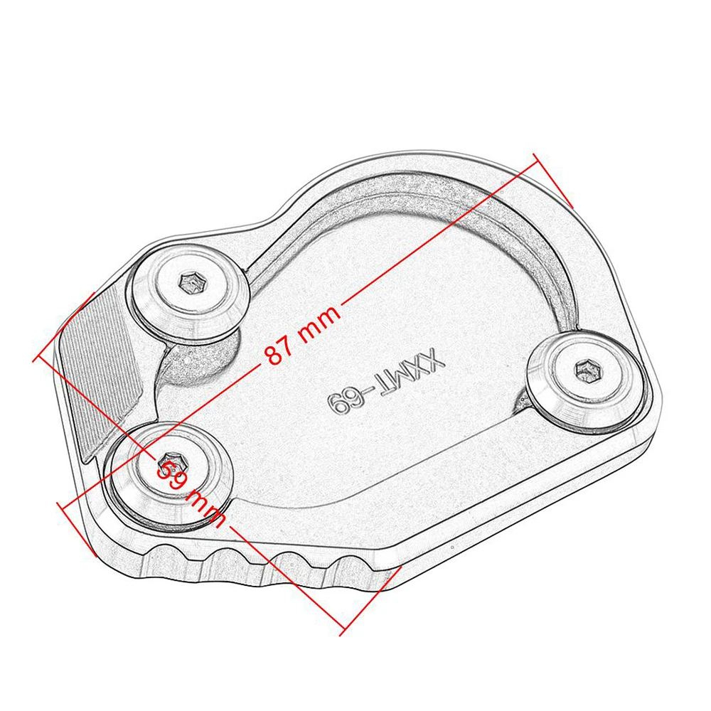 Удлинительная пластина для BMW R Nine T nineT RnineT RNINET 2014 2015 2016 CNC боковая подставка