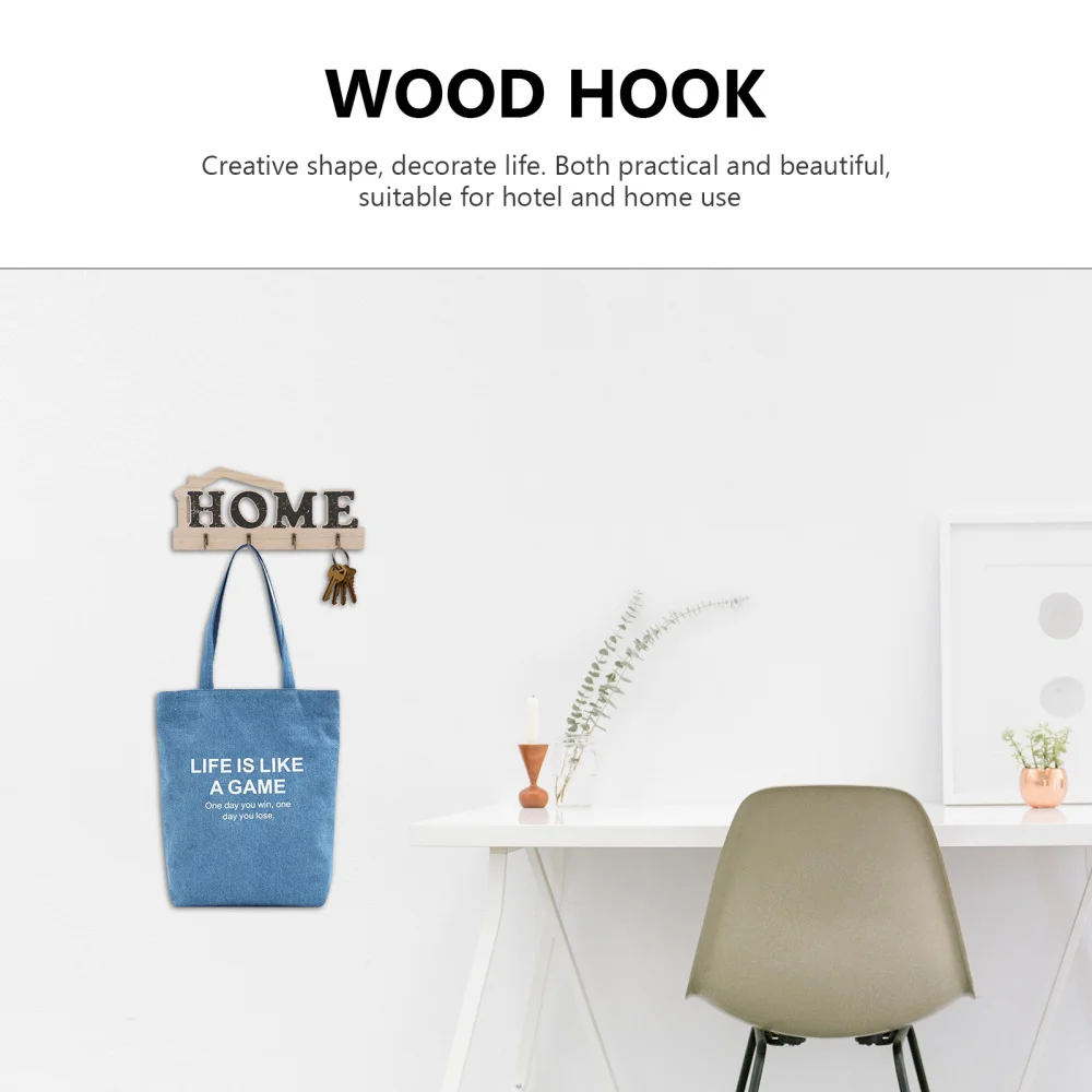 

1pc Nordic Hook Creative Coat Hat Hook Clothing Hanger Decorative Hook for Home