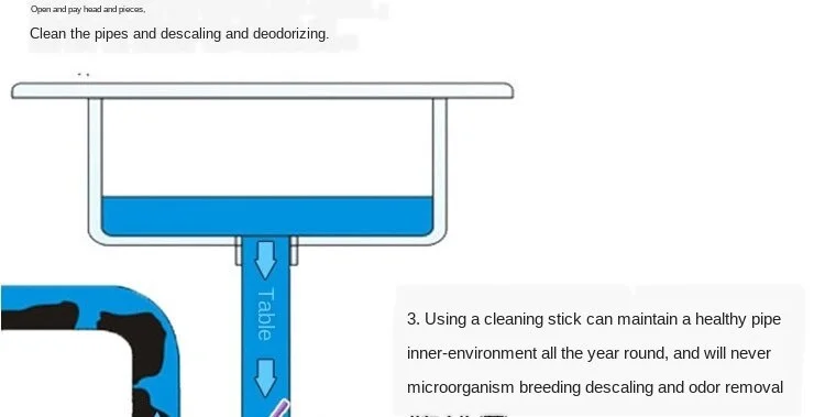 12 шт. в наборе чистящие принадлежности трубный стержень дезодорант очистка