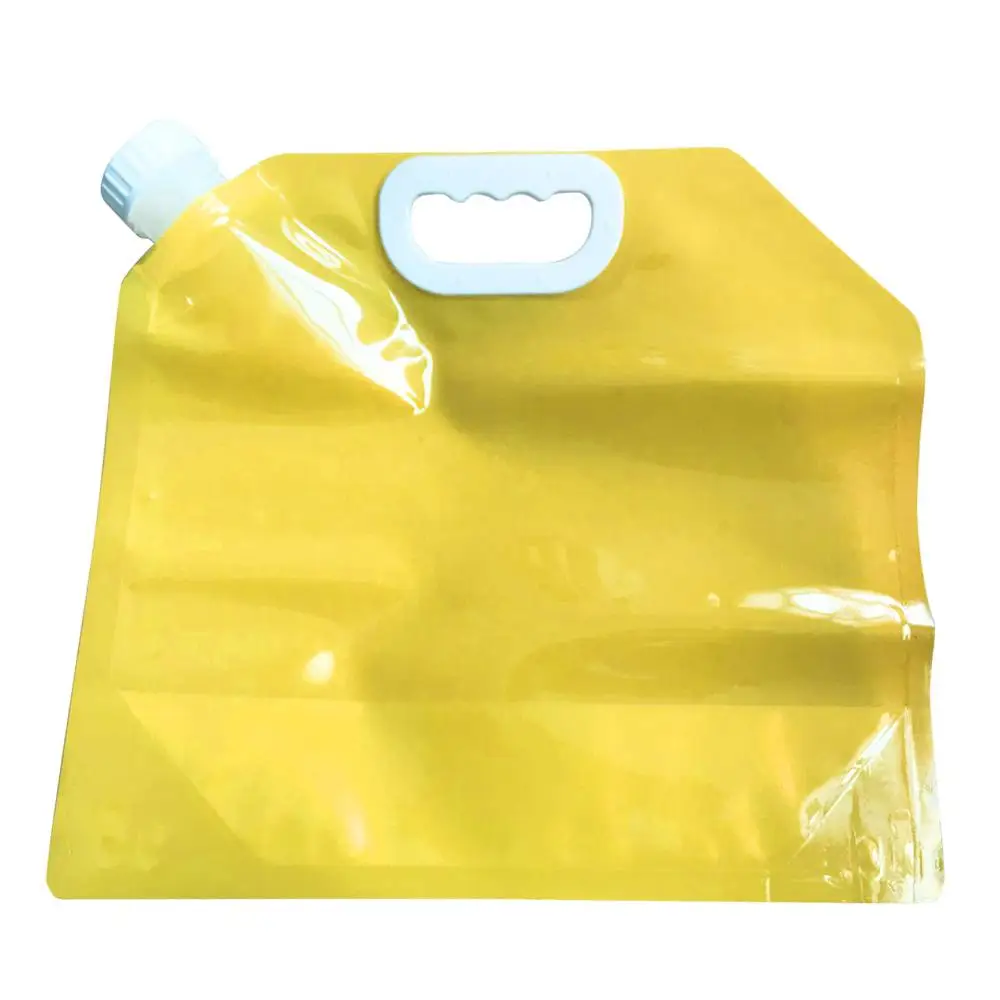 Складная складная сумка для воды 4 цвета 5 л большая емкость прозрачная хранения