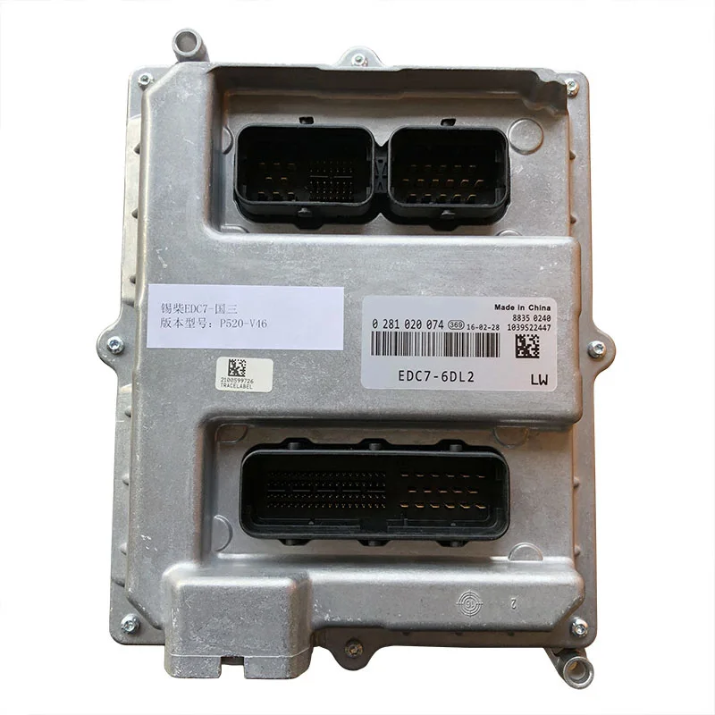 

Оригинальная материнская плата двигателя ECU 0281020074 EDC7-6DL2 для двигателя FAW J6 Xichai