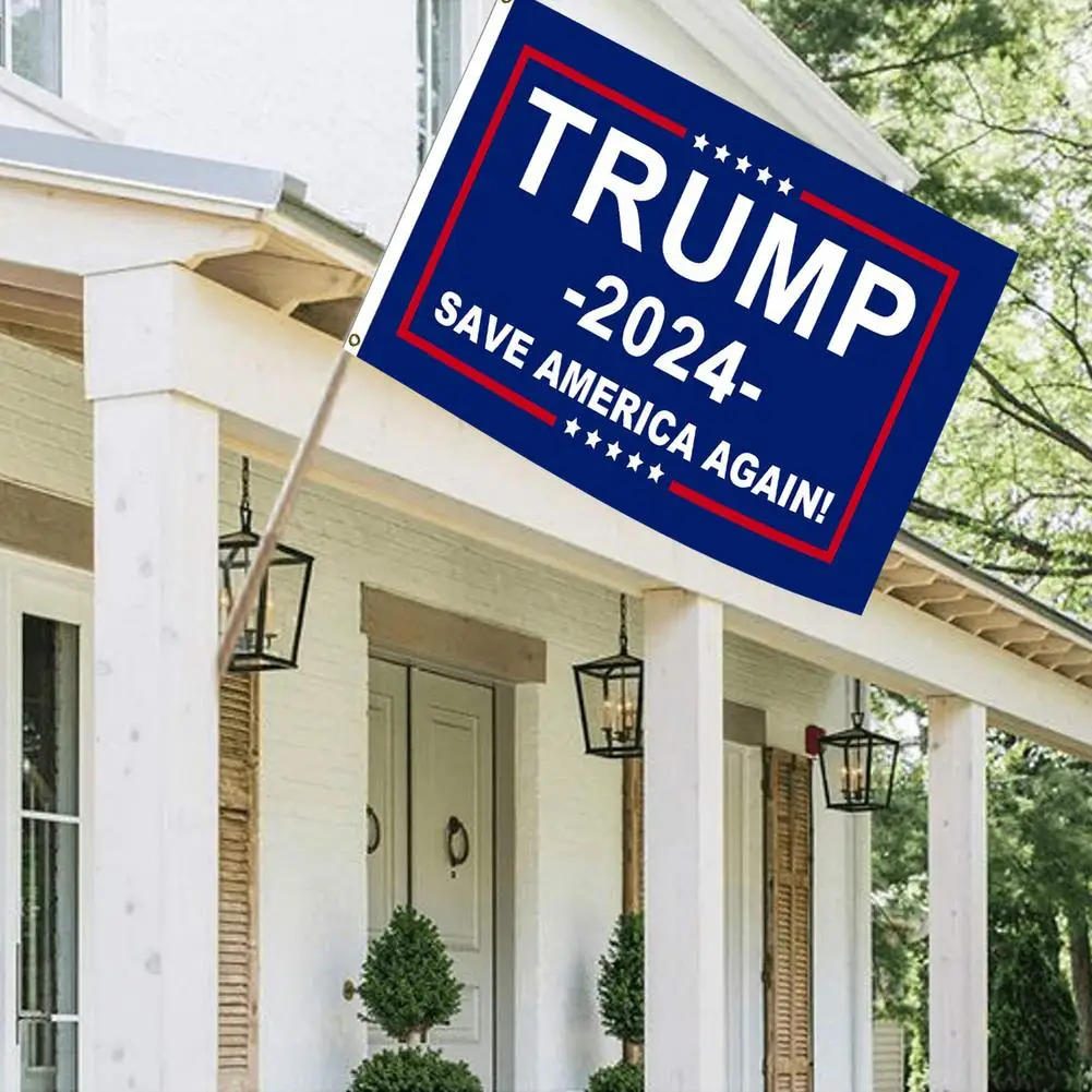 

Trump 2024 Flag With 2 Grommets 68D Pongee Banner Election Flag 90X150cm Flags