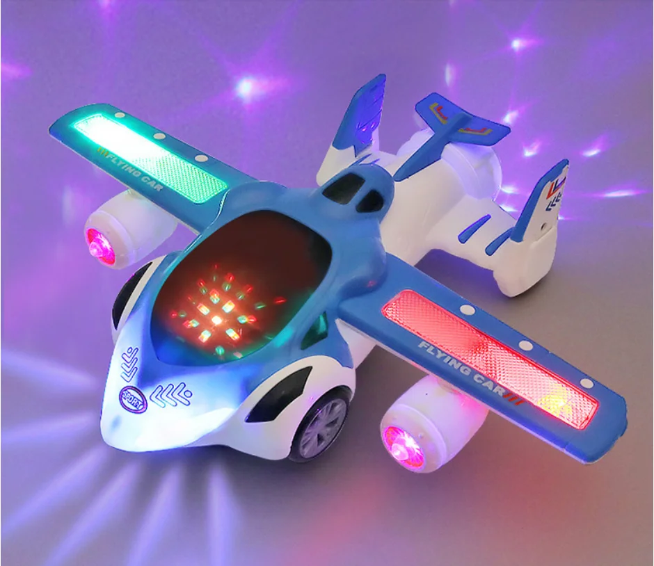 

Electric dancing deformation rotating universal police car toy car aircraft toy boy toy child kid car Christmas birthday gifts