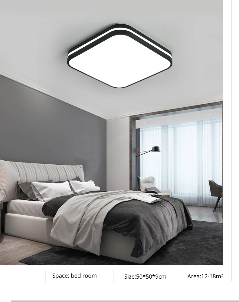 Modern LED ceiling lights Simple style home LED lamp Large art Creative lustre bedroom living room lamp AC90-260V