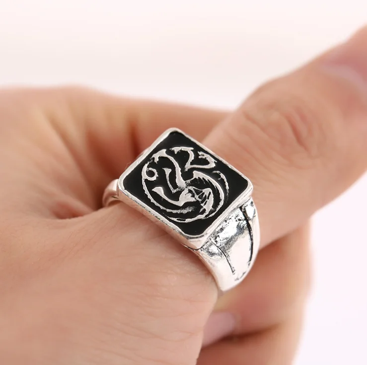 

European And American Men's Fashion Retro Hot Selling Hip-hop Rings Men's Rings New Fashion All-match Creative Punk Rings
