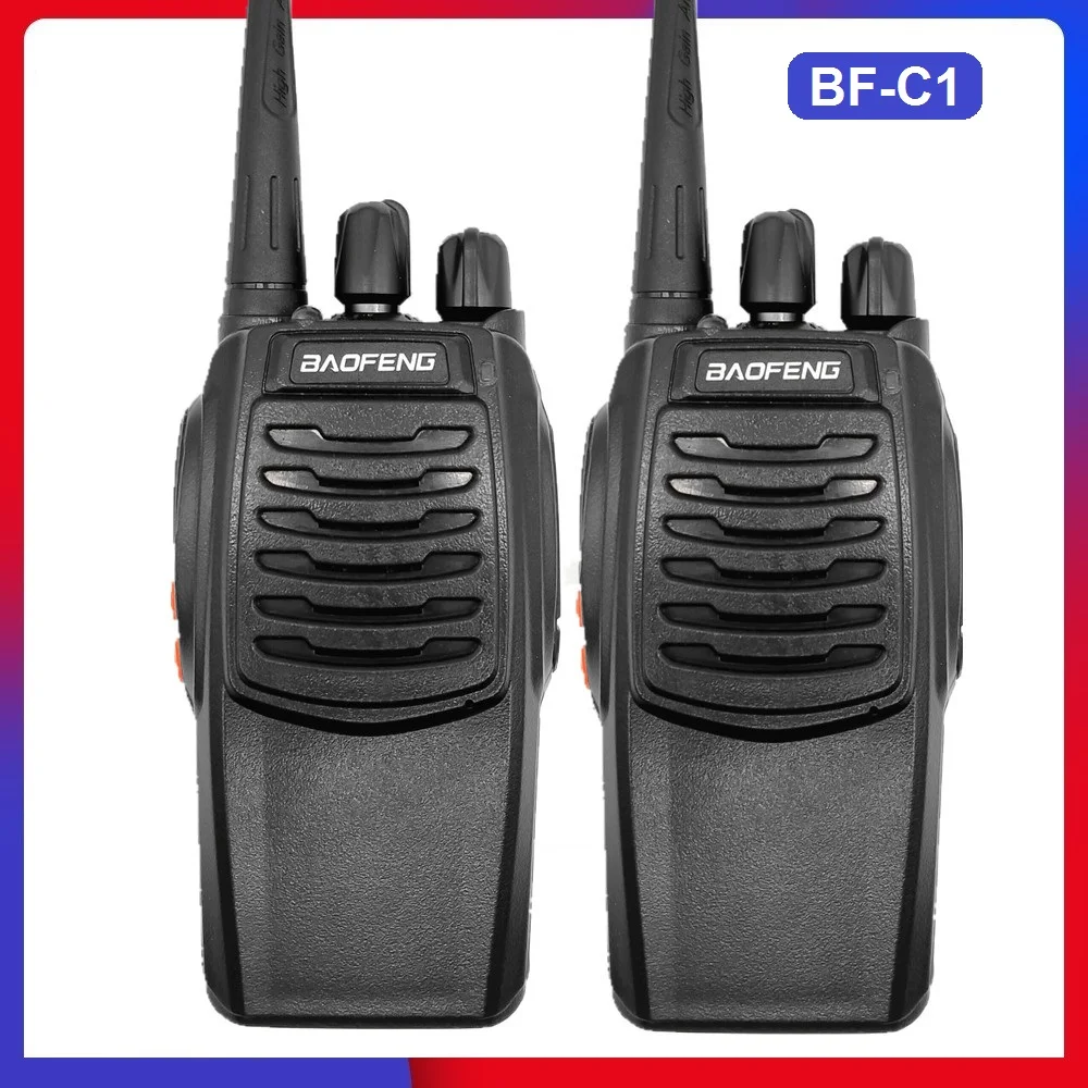 

Hot Selling C1 5W Walkie-Talkie Transceiver Radio Station UHF 400-470MHz Portable CB Ham Transmitter for Hunting 10KM Outdoor