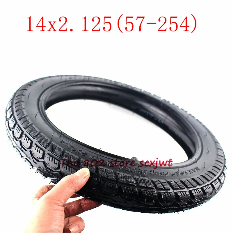 Новейшая 14-дюймовая шина 14x2 125 (57-254) внутренняя камера шины подходит для многих