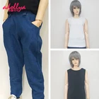 Аксессуары для кукол Adollya, мужской тканевый жилет, хлопковая одежда для кукол, брюки, штаны, подходит для кукол 13, 14, 16 BJD