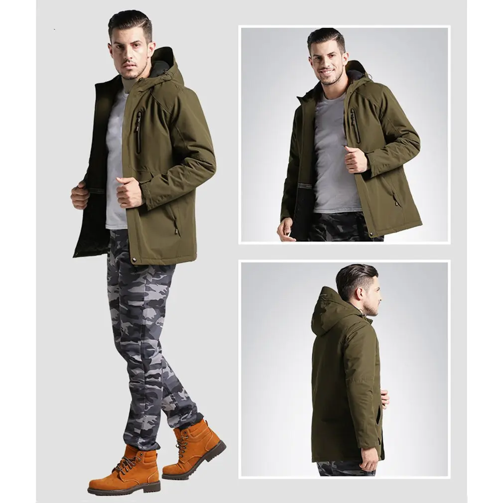 Охотничья куртка с подогревом и USB-подогревом зимняя одежда для мужчин женщин