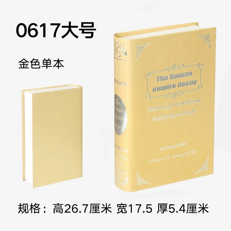

Fashion European Fake Book Decoration Study Prop Books Decoration Living Room Cabinet Simulation Books Accessories Home Decor