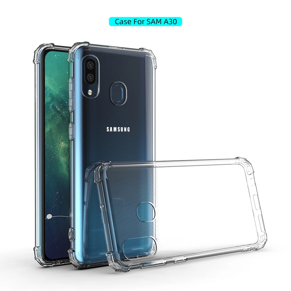 Силиконовый прозрачный чехол из ТПУ для Samsung Galaxy A60 A70 A50 A40 A30 A20 A10 A9Star A8Star A260 тонкий