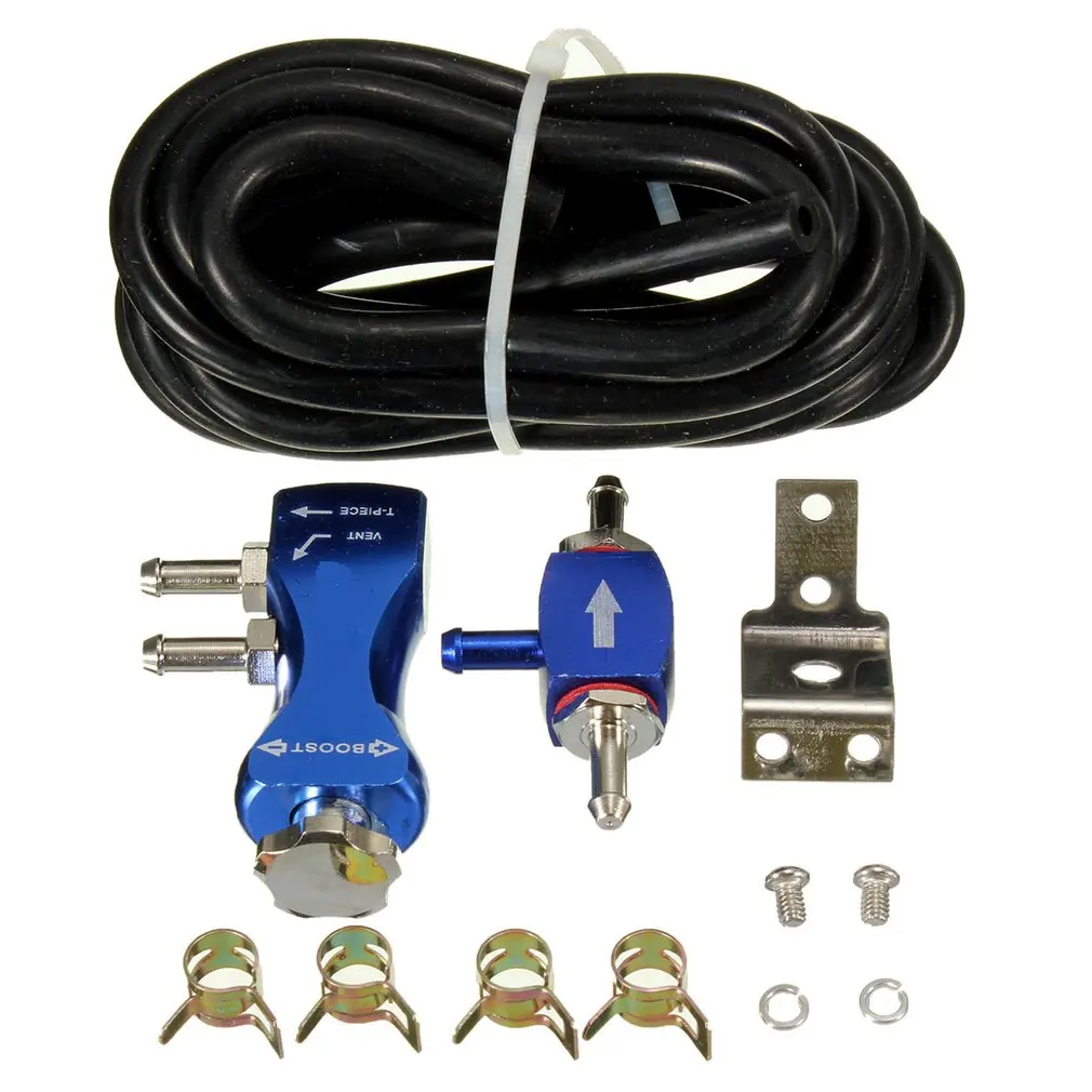 

2023 Blue Adjustable Manual Car Valve Turbo Boost Controller Booster Kits Universal High Quality Car Accessories Durable