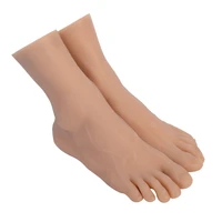 1pair men mannequin foot practice model display jewelry shoe sock art sketch