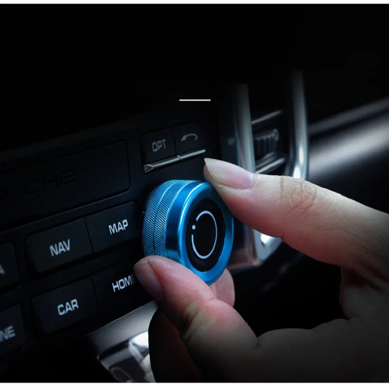 2 шт. Автомобильная крышка для регулятора громкости Porsche Macan S Turbo Cayenne Panamera 911 Boxste