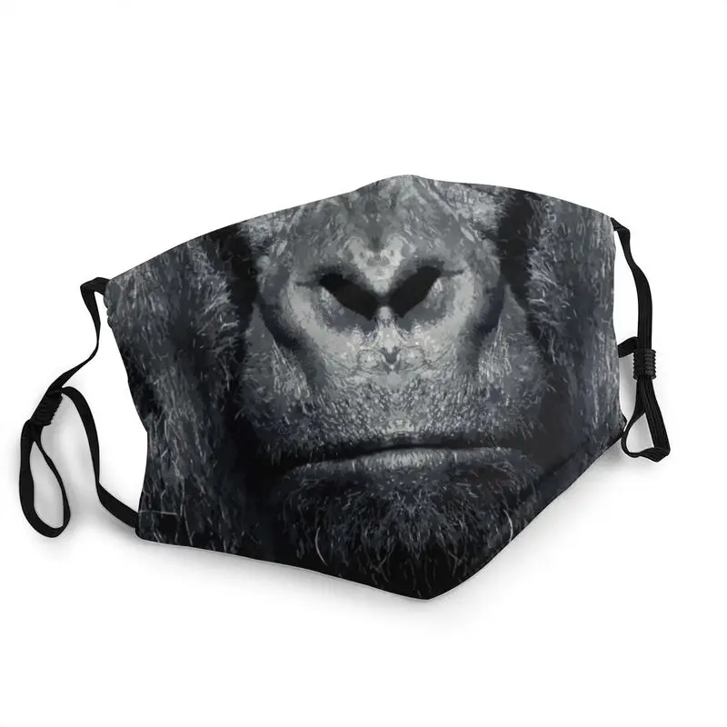 Маска Gorilla дышащая маска для лица унисекс взрослых шимпанзе обезьяны