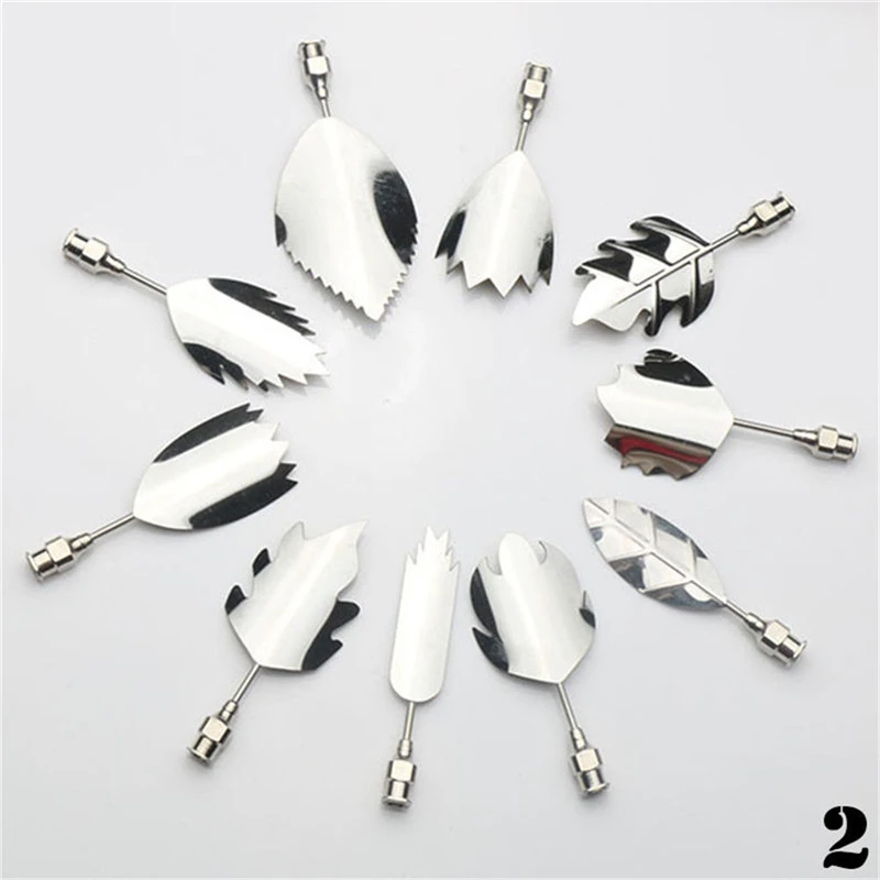 

KECTTIO 10pcs/set 3D Jelly Flower Art Tools Jelly Cake Gelatin Pudding Nozzle Syringe Russia Nozzle Set Cake Decorating Tools