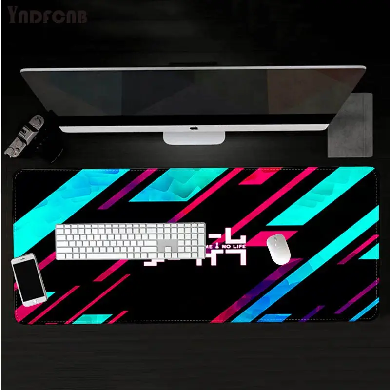 

NO Game No Life Logo 2020 New Customized Laptop Gaming Mouse Pad Size For Deak Mat For Overwatch/cs Go/world Of Warcraft