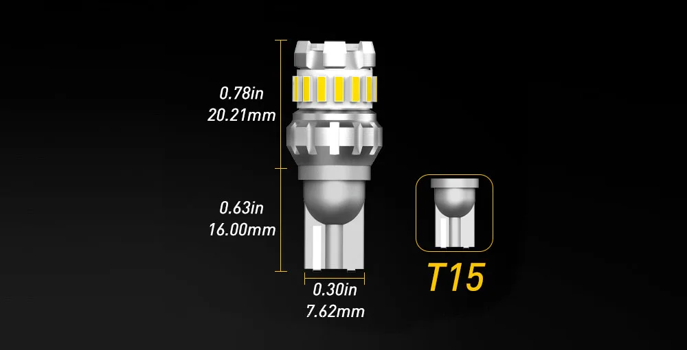 2x для VW Passat B5 B6 B7 Golf 5 6 7 1156 BA15S P21W светодиодный 7506 Автомобильный светодиодный светильник 1157 P21/5 Вт BAY15D 7443 3157 обратный светодиодный лампы