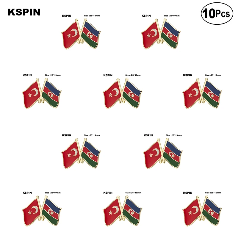 Значок из Турции и Азербайджана броши на лацкан булавки значки | Дом сад
