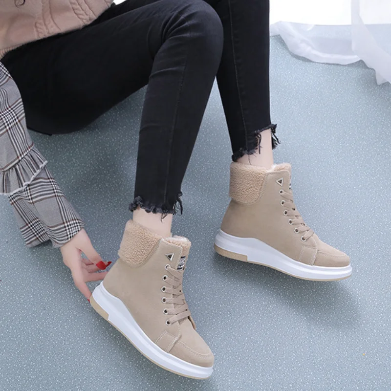 

2021 Winter Women Boots Fashion Snow Boots for Winter Shoes Women Casual Lightweight Ankle Warm Winter Boots Zapatillas De Mujer
