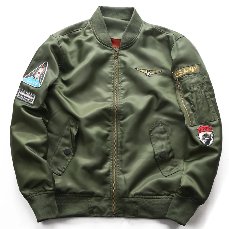 

Men Brand Bomber Jacket Army Spring Summer Military Style Jackets Pilot Militar Windbreaker For Mens Coat Clothing