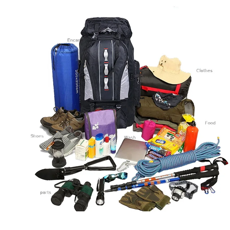 

Waterproof Climbing Backpack Rucksack 100L Outdoor Sports Bag Travel Backpack Camping Hiking Backpack Women Trekking Bag For Men