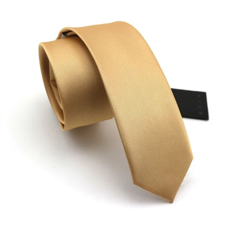 

High Quality 2022 New Designers Brands Fashion Business Casual 6cm Slim Ties for Men Necktie Golden Formal Wedding with Gift Box