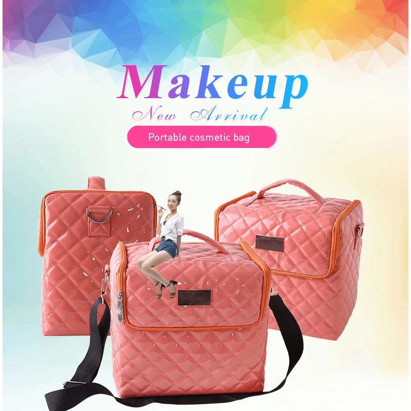 Женский косметический чехол большой емкости профессиональный