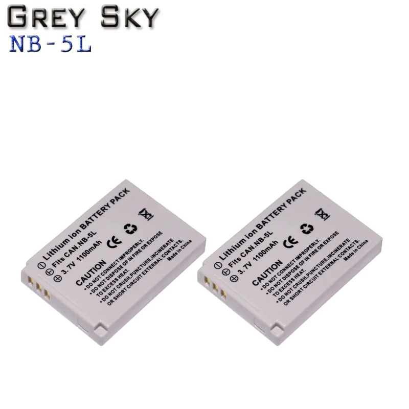 2 batbattery 10 шт. NB-5L NB5L NB 5L замена цифровой Камера Батарея объектива Цифрового Фотоаппарата Canon IXUS 800 850 900 TI 950 960/970 980 860 SX210 SX230 - Цвет: 2 batbattery