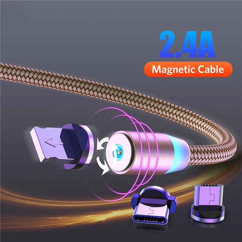 Магнитный кабель Micro USB для iPhone Samsung Android мобильный телефон быстрая зарядка 1 м 2 |