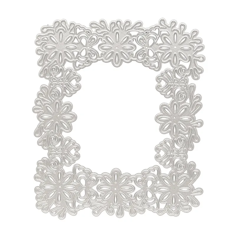 Eastshape цветок рамка с бабочкой резка металла штампы тиснение трафарет скрапбук