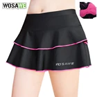 Женские велосипедные шорты WOSAWE с гелевыми вставками, нижнее белье, уличная Спортивная юбка для горного велосипеда