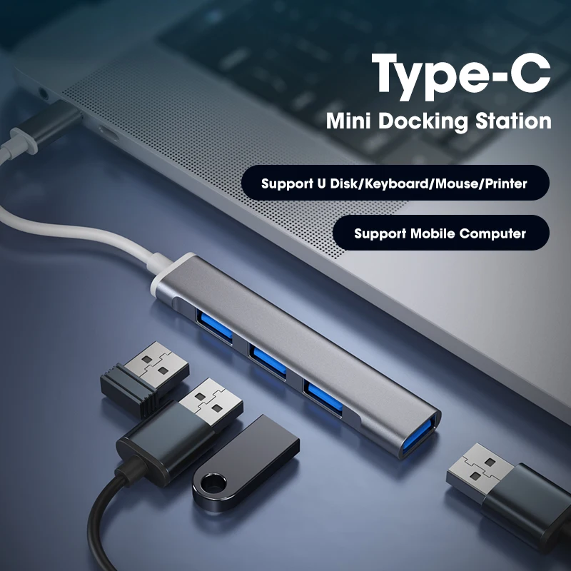 USB-концентратор с USB 3 0 разветвитель USB-порта адаптер для детской док-станции 1