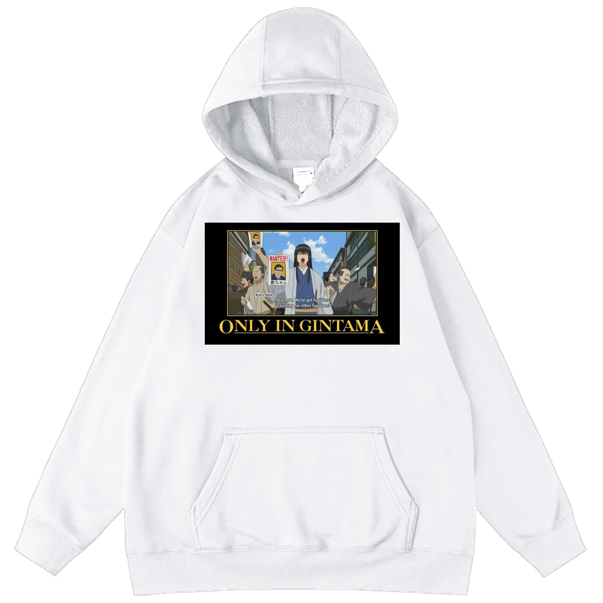 

Anime GINTAMA Outfits Fashion Sport Hoodies Oversized Hoodie Sweatshirts for a Boys Girls Baby Clothes Casual Pockets Hooded