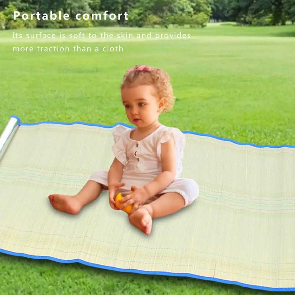 Portable Classic Straw Mat Beach Outdoor Camping Cooling | Спорт и развлечения