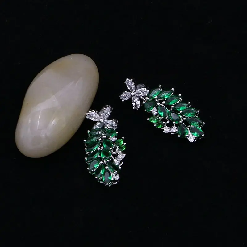 Модные ювелирные изделия из стерлингового серебра 925 пробы в форме цветка с